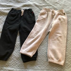Two pairs of boys Ralph Lauren sweatpants